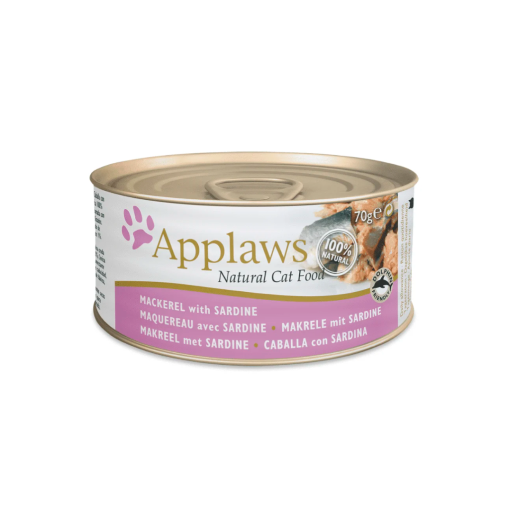 Applaws Gatos Caballa y Sardina 70g | Comida Húmeda Natural