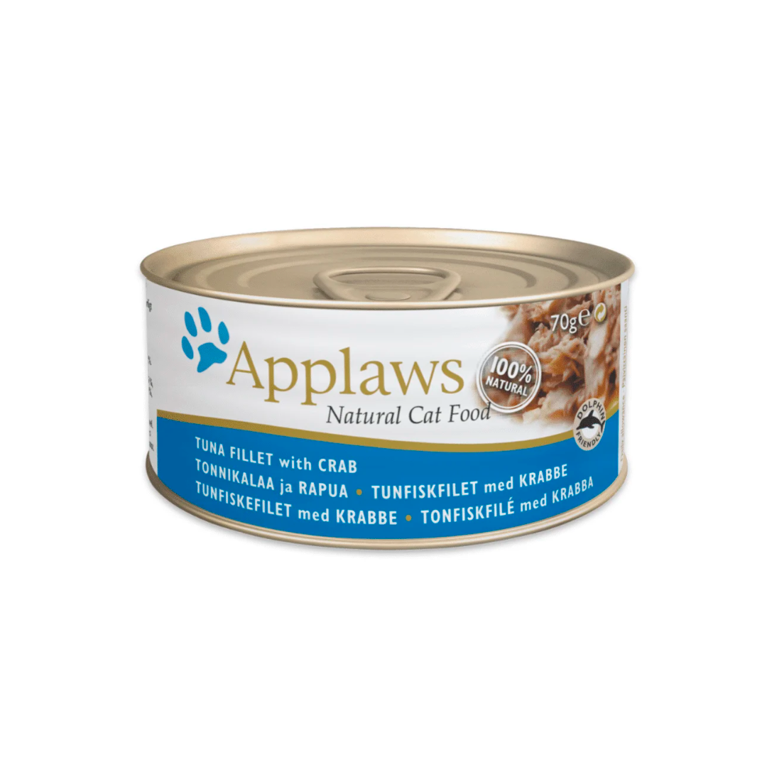 Applaws Atún con Cangrejo 70g | Comida Húmeda Natural Gatos