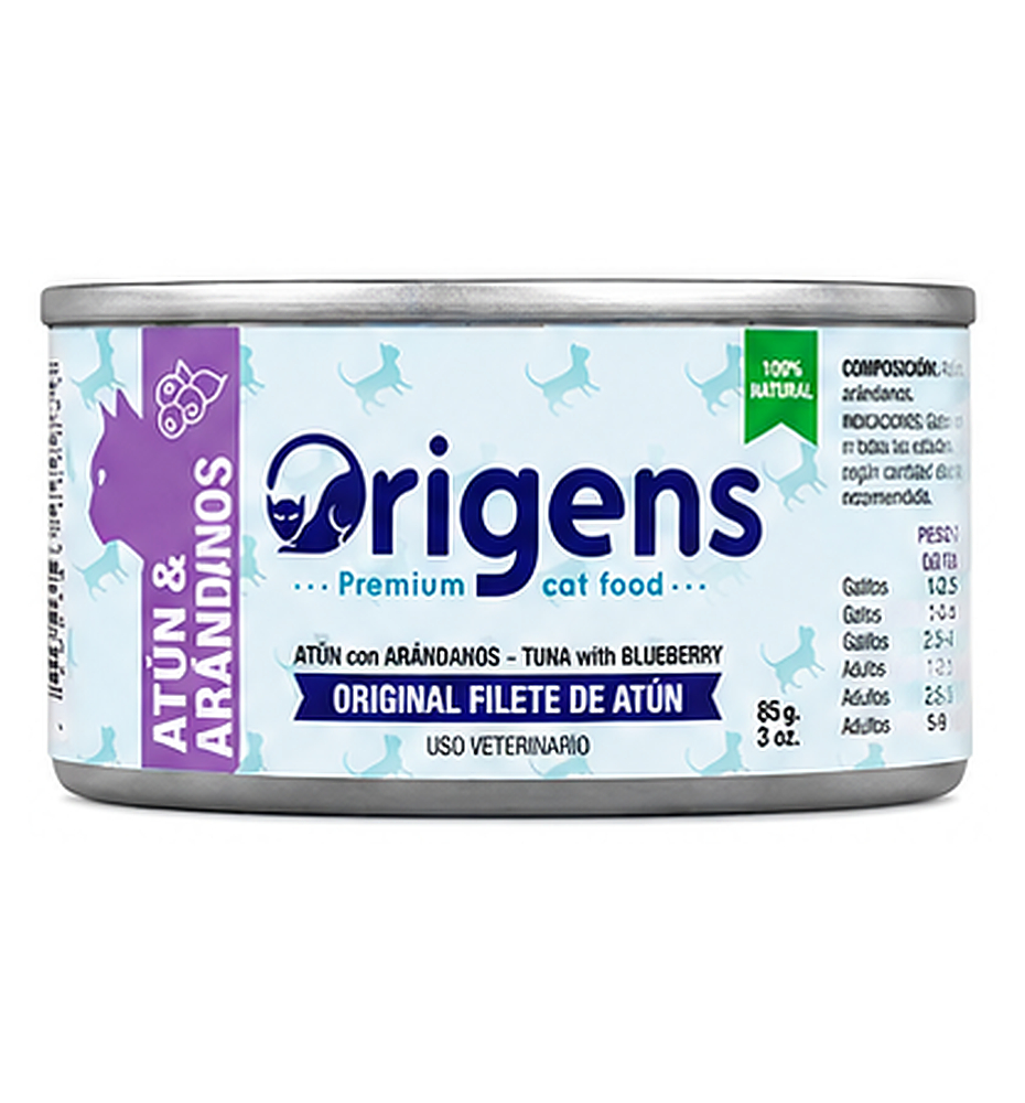 Origens Filetes Atún y Arándanos 85g | Alimento Húmedo