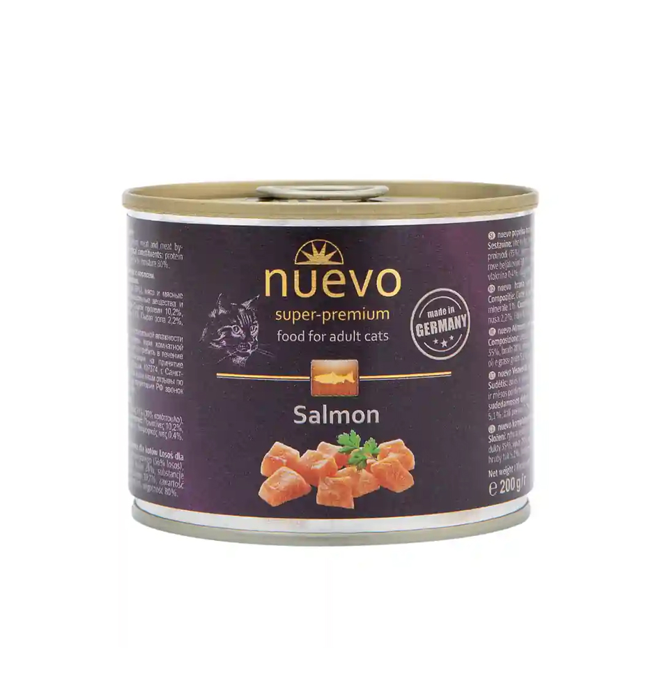 Nuevo Adulto Salmón 200g | Alimento Húmedo Super Premium