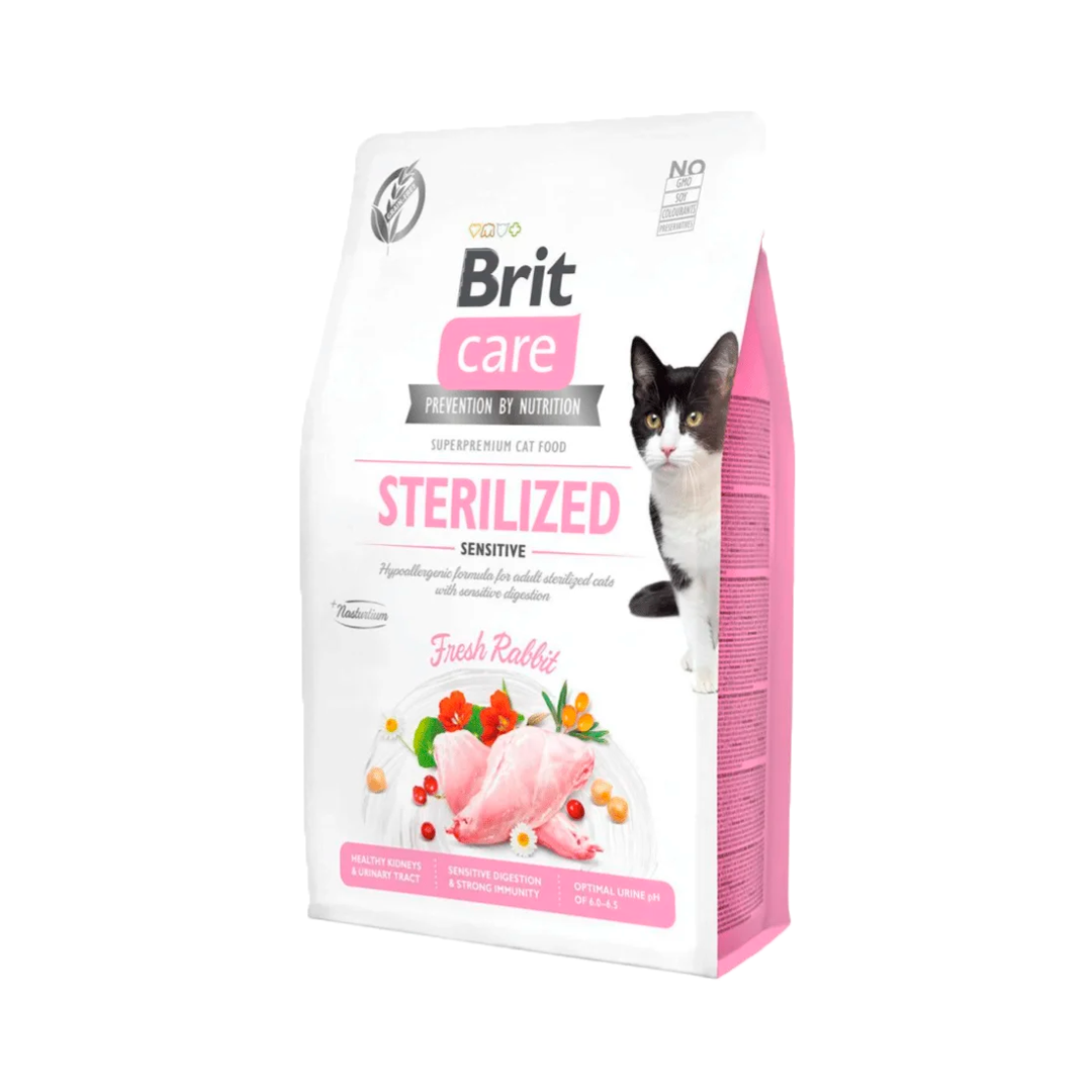 Brit Care Sterilized Sensitive 7kg | Alimento Gatos Grain Free