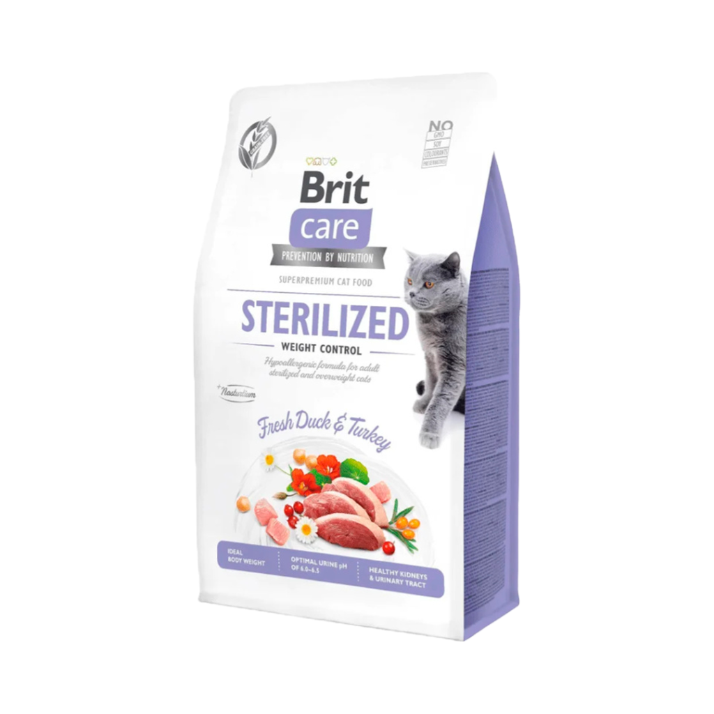 Brit Care Cat Sterilized Weight Control 7kg | Sin Granos