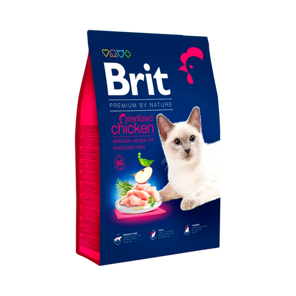 Brit Premium Cat Sterilized Pollo 8kg | Alimento Esterilizados
