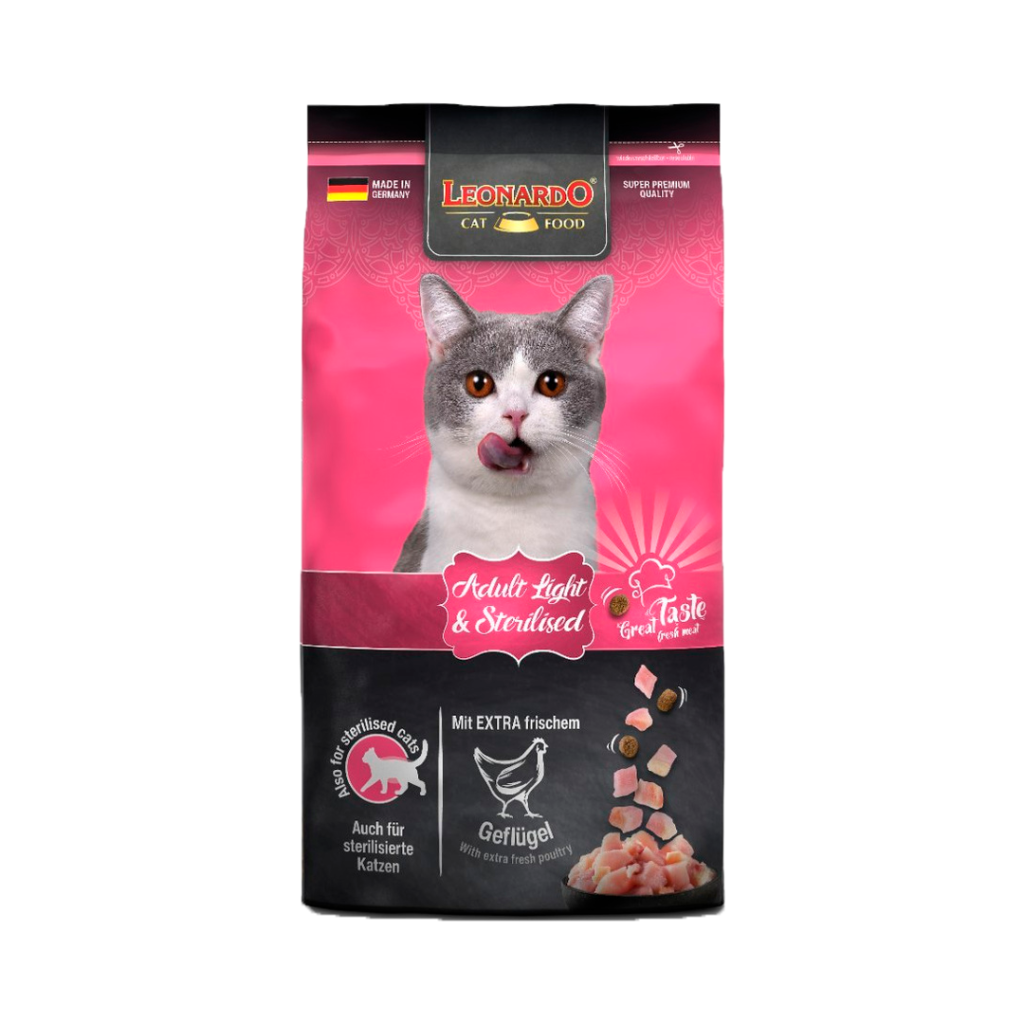 Leonardo Adult Light Sterilised | Alimento Gatos Castrados
