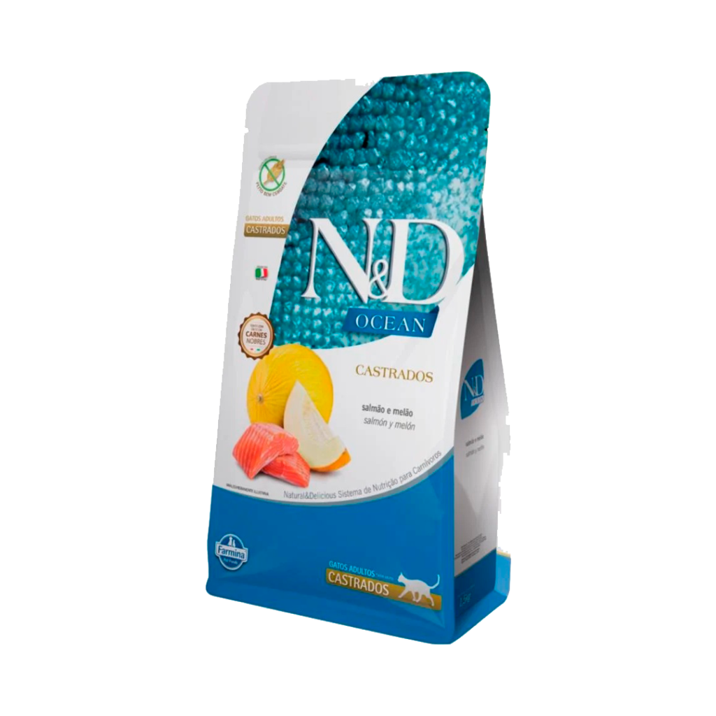 N&D Ocean Gatos Castrados Salmón 7.5kg | Alimento Prime