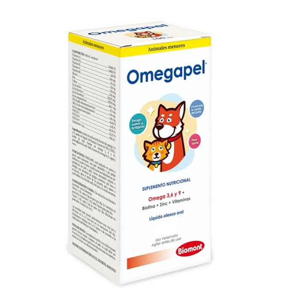 Omegapel 100ml | Suplemento Omega 3, 6 y 9 Piel y Pelo