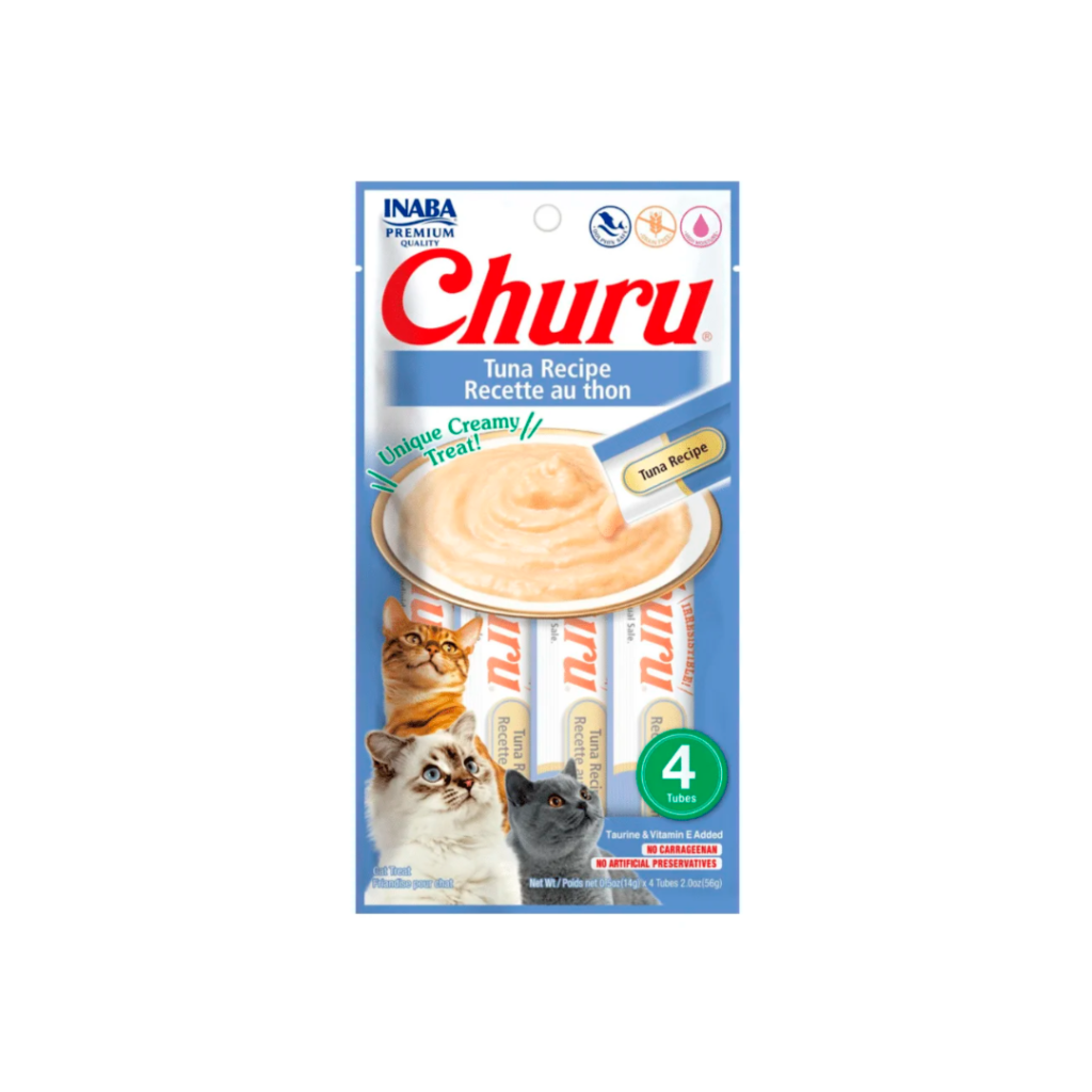 Inaba Churu Atún para Gatos 56g | Snack Cremoso Líquido
